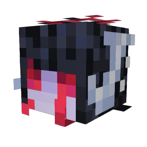 _Zephyr0_ Minecraft avatar head, 3D render