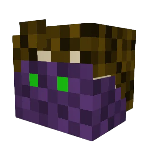 _Zeri_ Minecraft avatar head, 3D render