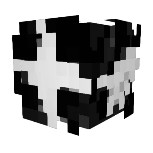 _Zeta_0 Minecraft avatar head, 3D render