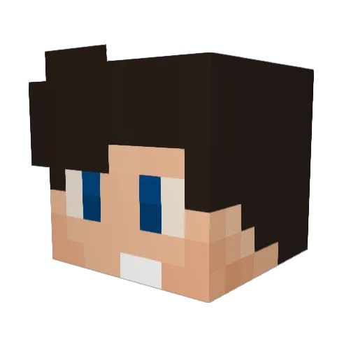 _Zeus_Grief_ Minecraft avatar head, 3D render