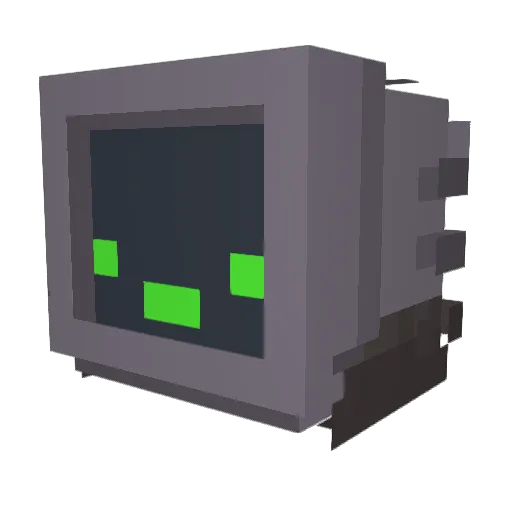 _Zharky_ Minecraft avatar head, 3D render