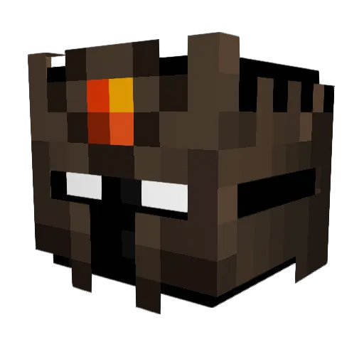 _Zishu Minecraft avatar head, 3D render
