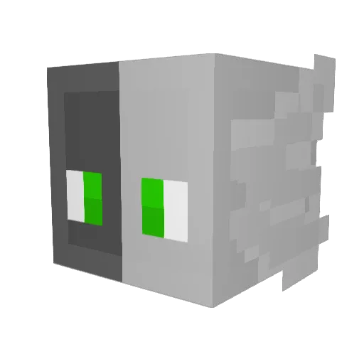 _Zoldik Minecraft avatar head, 3D render