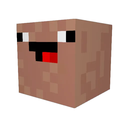 _Zoume_ Minecraft avatar head, 3D render