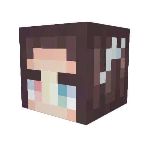 _Zuggy_ Minecraft avatar head, 3D render