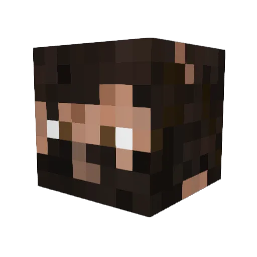 _ZulFBI_ Minecraft avatar head, 3D render