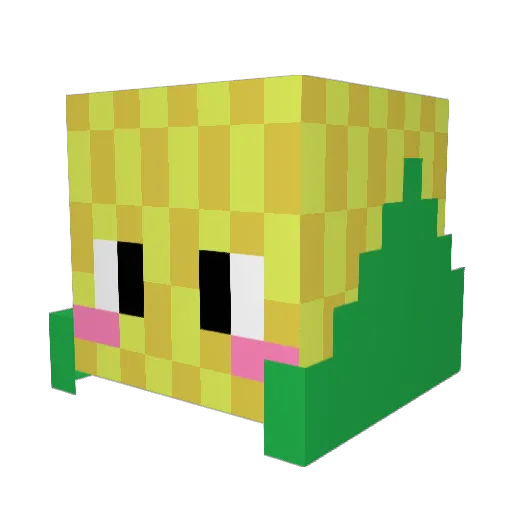 _Zur4ckGam3s_ Minecraft avatar head, 3D render