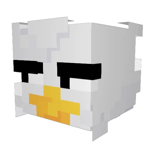 _Zurich_ Minecraft avatar head, 3D render
