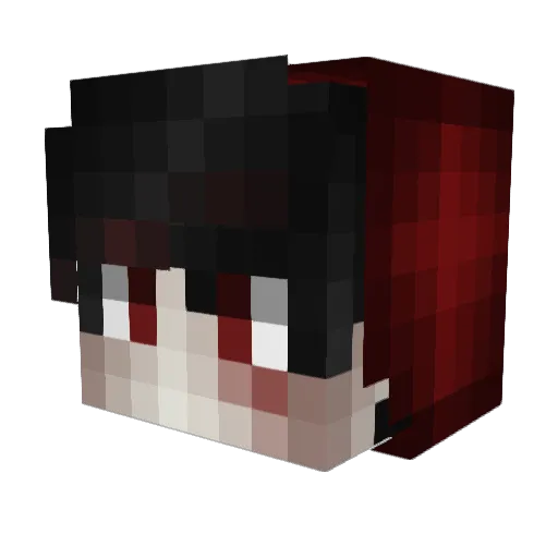 _Zwand Minecraft avatar head, 3D render