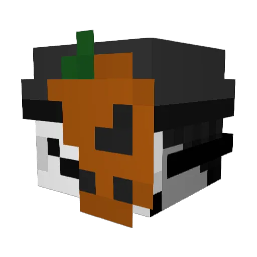 _Zyox Minecraft avatar head, 3D render