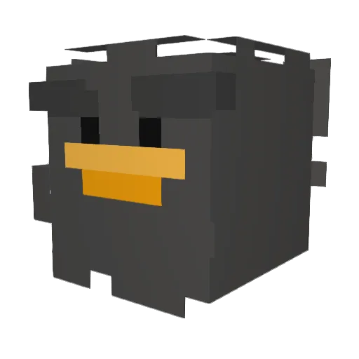_Zyphex Minecraft avatar head, 3D render
