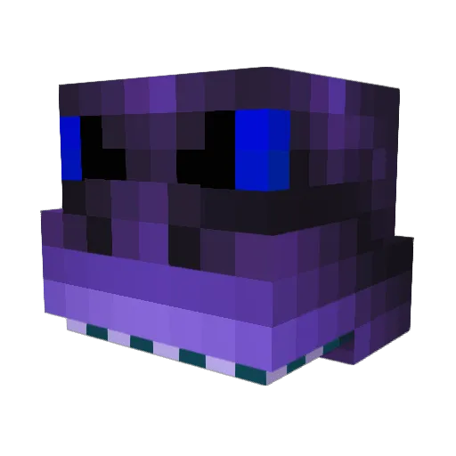 __3iapak Minecraft avatar head, 3D render