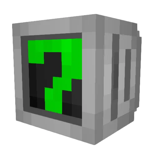 __7 Minecraft avatar head, 3D render