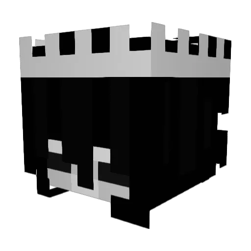 __80 Minecraft avatar head, 3D render