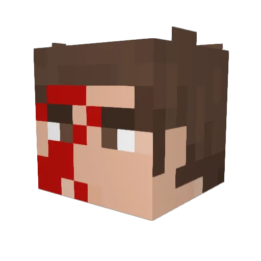 __ARB Minecraft avatar head, 3D render