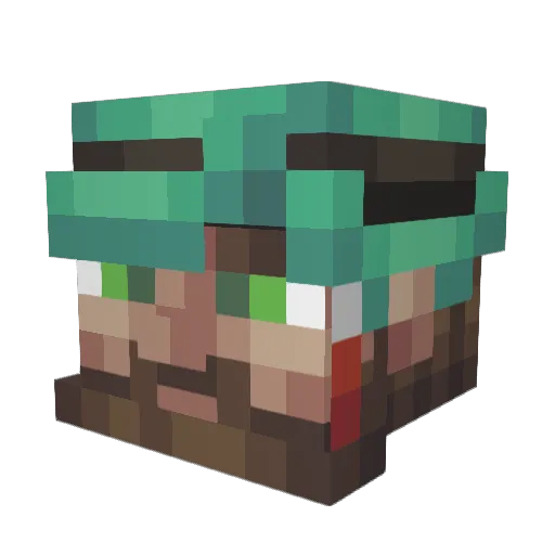 __AVICII Minecraft avatar head, 3D render