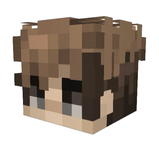 __Ac3 Minecraft avatar head, 3D render