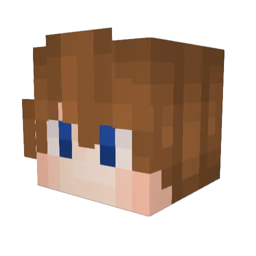 __AdVanced__ Minecraft avatar head, 3D render