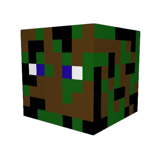 __Adrii__11 Minecraft avatar head, 3D render