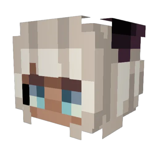 __Airin__ Minecraft avatar head, 3D render