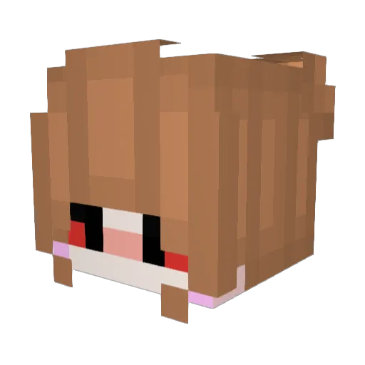 __Alex_VIP__ Minecraft avatar head, 3D render
