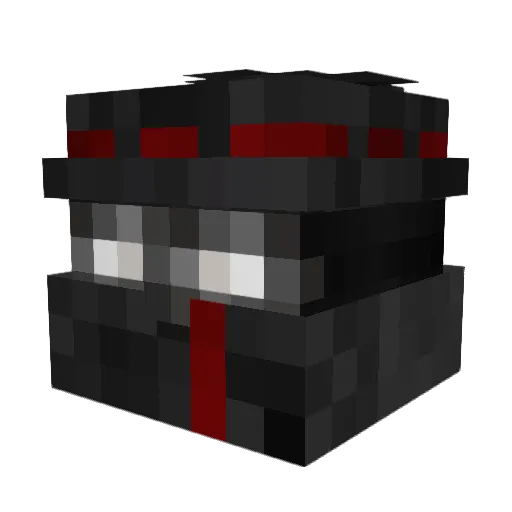 __Alpha_ Minecraft avatar head, 3D render