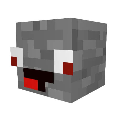 __Alphastein__ Minecraft avatar head, 3D render