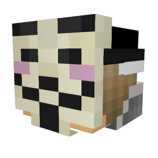 __Andrej__ Minecraft avatar head, 3D render
