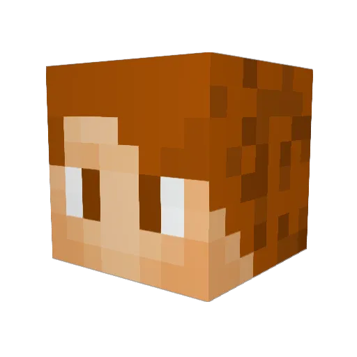 __Archimedes__ Minecraft avatar head, 3D render