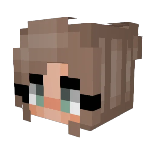 __Ash__Mash__ Minecraft avatar head, 3D render