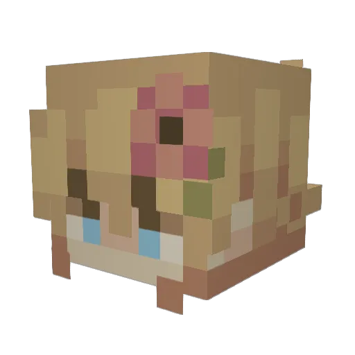 __AzO__ Minecraft avatar head, 3D render