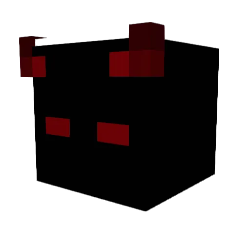 __Banned__ Minecraft avatar head, 3D render