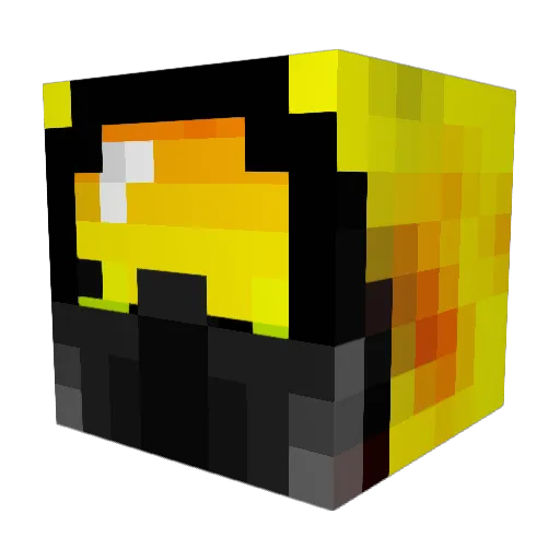 __BigMan__ Minecraft avatar head, 3D render
