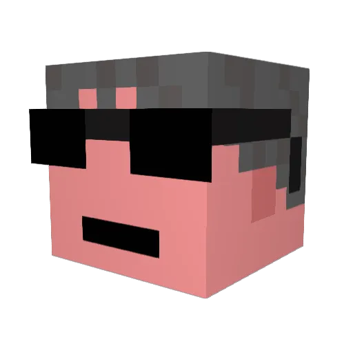 __Bindi__ Minecraft avatar head, 3D render