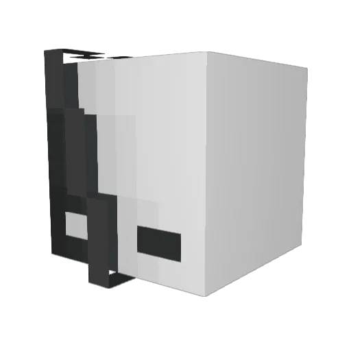 __Bipher__ Minecraft avatar head, 3D render