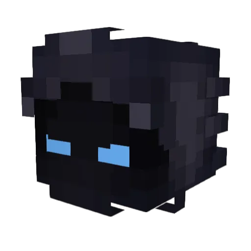 __Blue_Angel__ Minecraft avatar head, 3D render