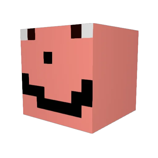 __Boots Minecraft avatar head, 3D render