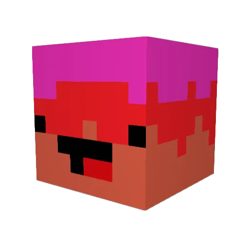 __Brandon Minecraft avatar head, 3D render