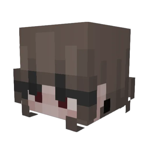 __Buster___ Minecraft avatar head, 3D render