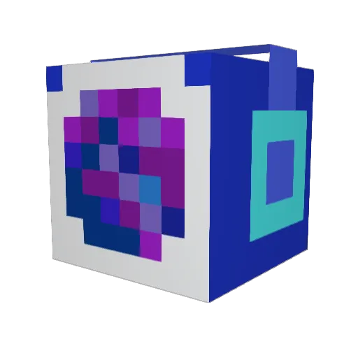 __CAINE___ Minecraft avatar head, 3D render