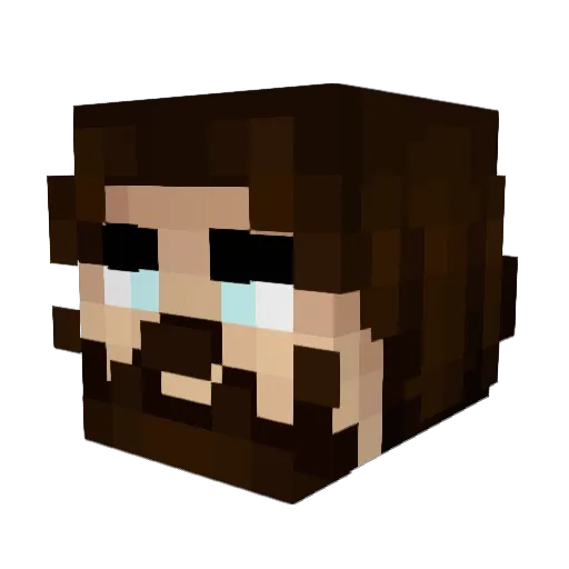 __CAMER0N__ Minecraft avatar head, 3D render