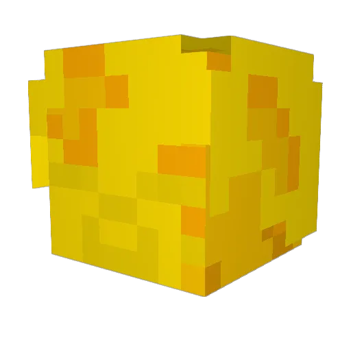 __CHEESE__ Minecraft avatar head, 3D render