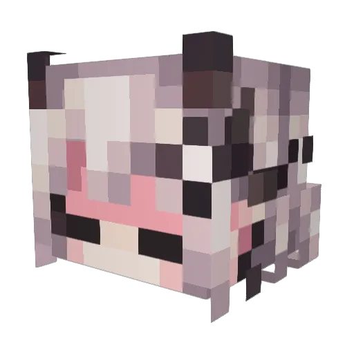 __CX Minecraft avatar head, 3D render