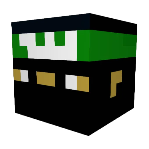 __Ch3f__ Minecraft avatar head, 3D render