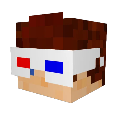 __Chrisy__ Minecraft avatar head, 3D render