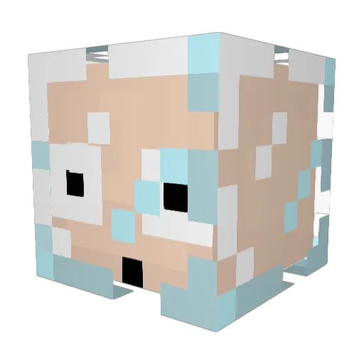 __ChuBiX__ Minecraft avatar head, 3D render