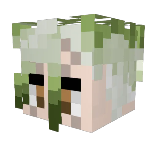 __Civil Minecraft avatar head, 3D render