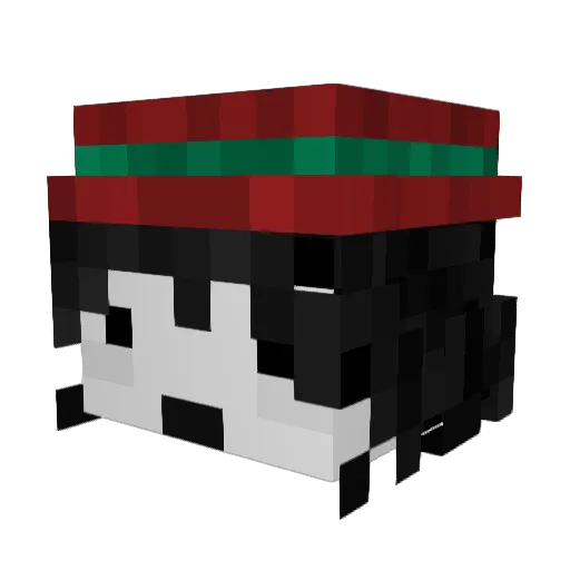 __Clow__ Minecraft avatar head, 3D render