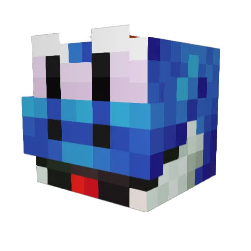 __CookiePvP_ Minecraft avatar head, 3D render
