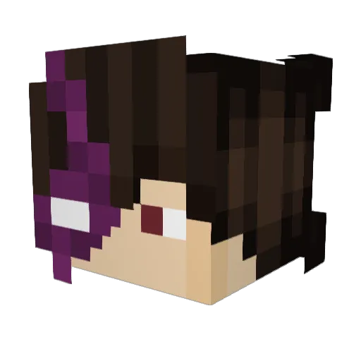 __Corpse_ Minecraft avatar head, 3D render